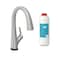 Elkay Avado Single Hole 2-in-1 Kitchen Faucet with Filtered Drinking Water Lustrous Steel LKAV7051FLS - alternate 1